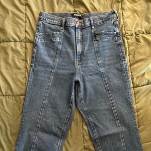 Express Blue High Rise Jeans Classic Style